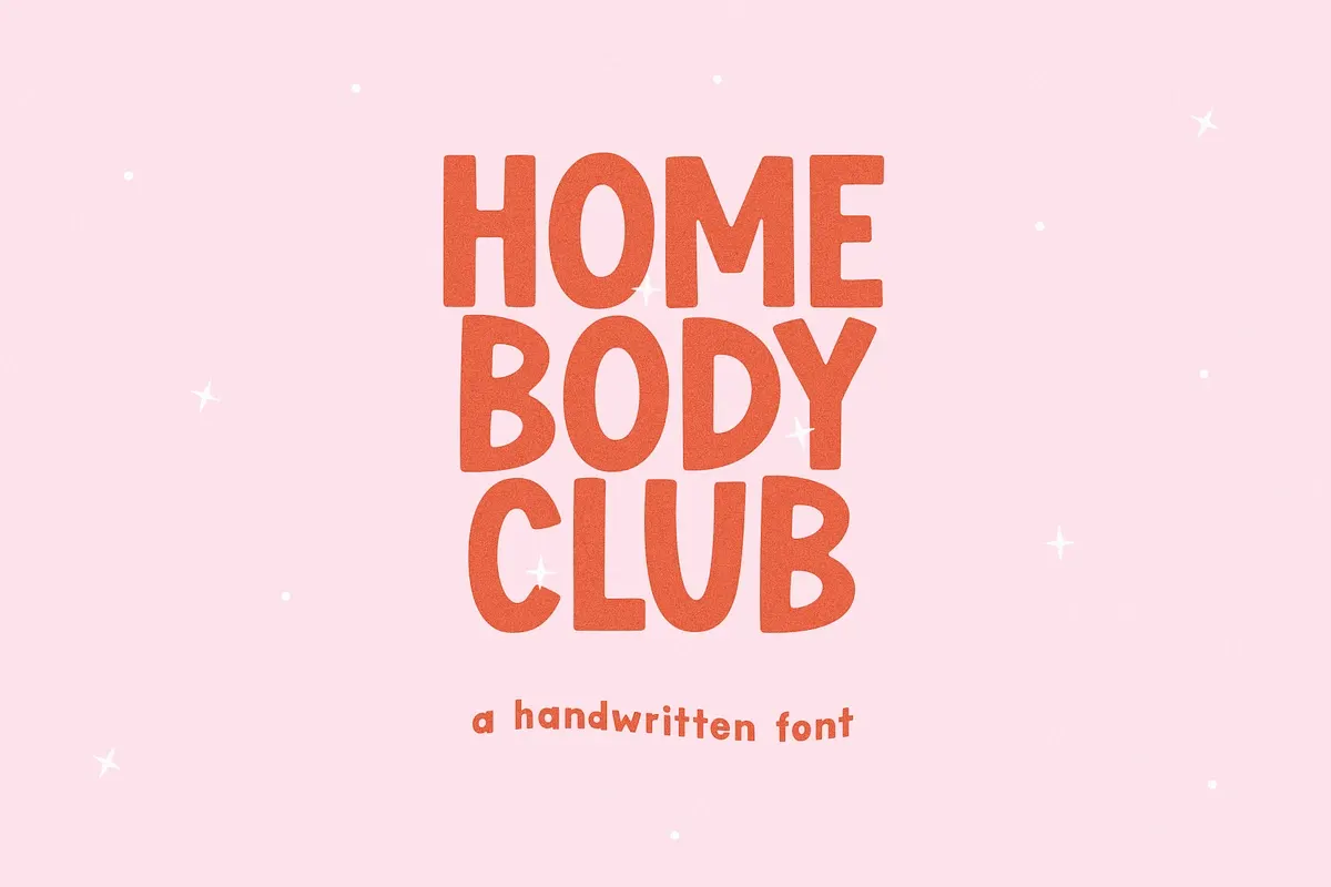 Homebody Club | Sans Font Free Download Free Download