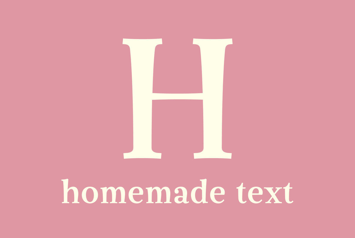 Homemade Text Font Free Download