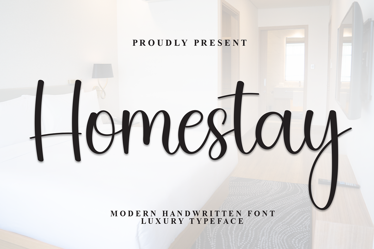 Homestay | Script Font Free Download Free Download