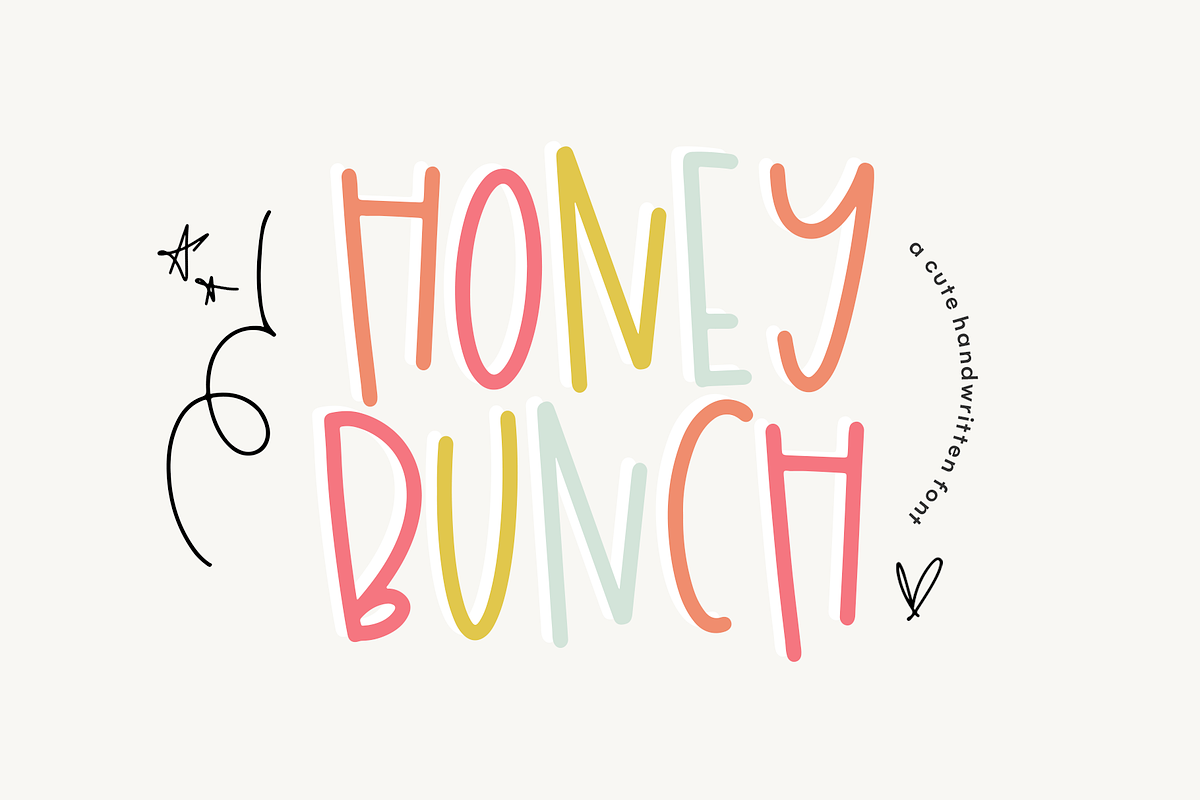 Honey Bunch | Font with Extras Free Download Free Download