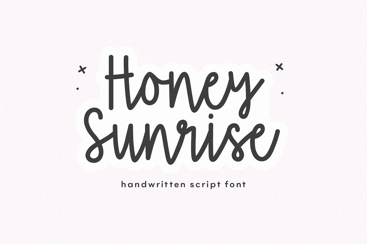 Honey Sunrise | Script Font Free Download Free Download