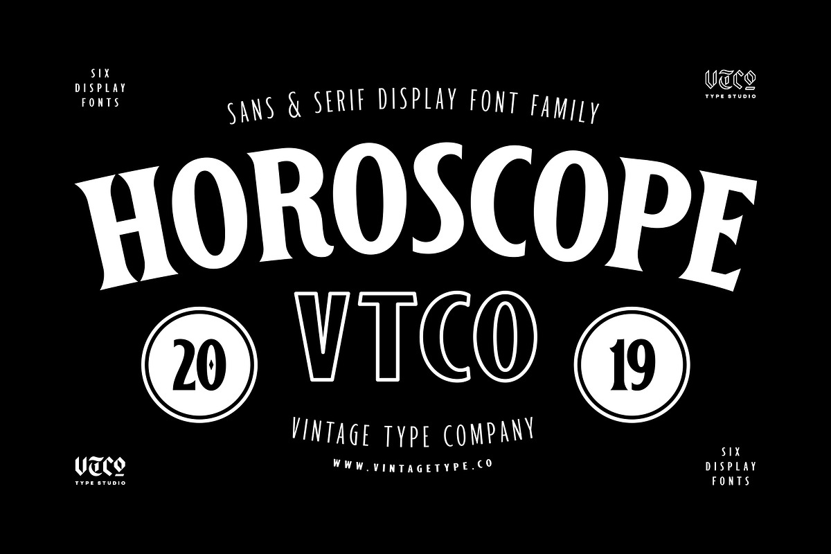 Horoscope Font Family Free Download