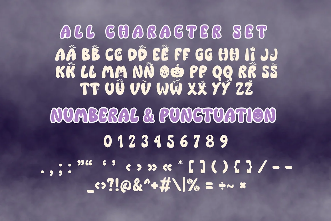 Horror Boo is a Retro Halloween Font