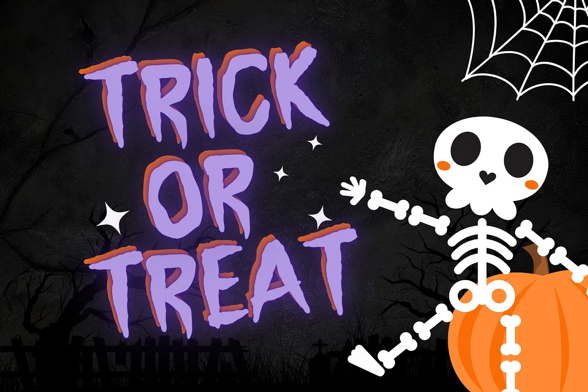 Horror Mansion is a Halloween Font
