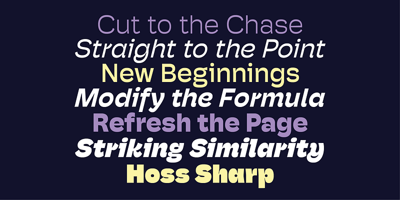 Hoss Sharp Font Free Download Free Download