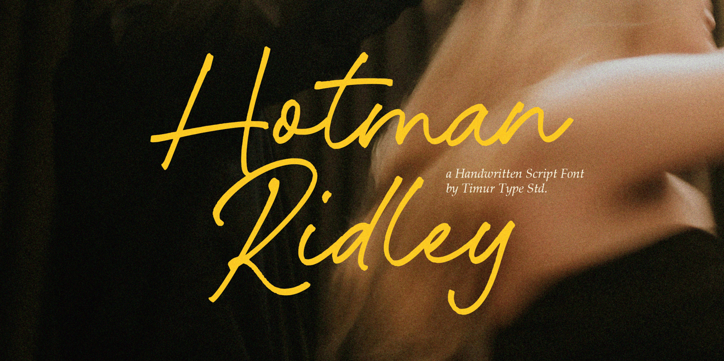 Hotman Ridley Font Free Download