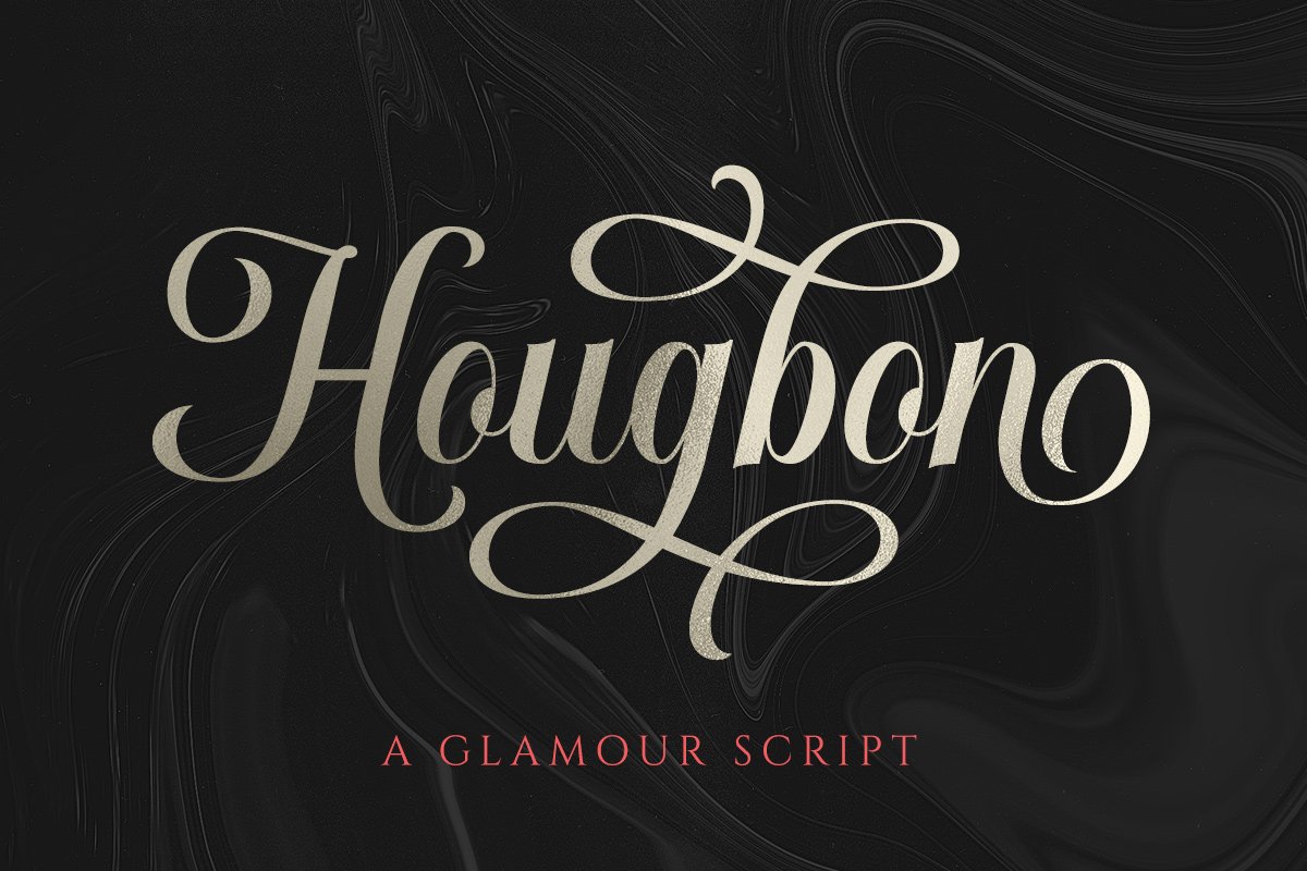 Hougbon Script Font Free Download