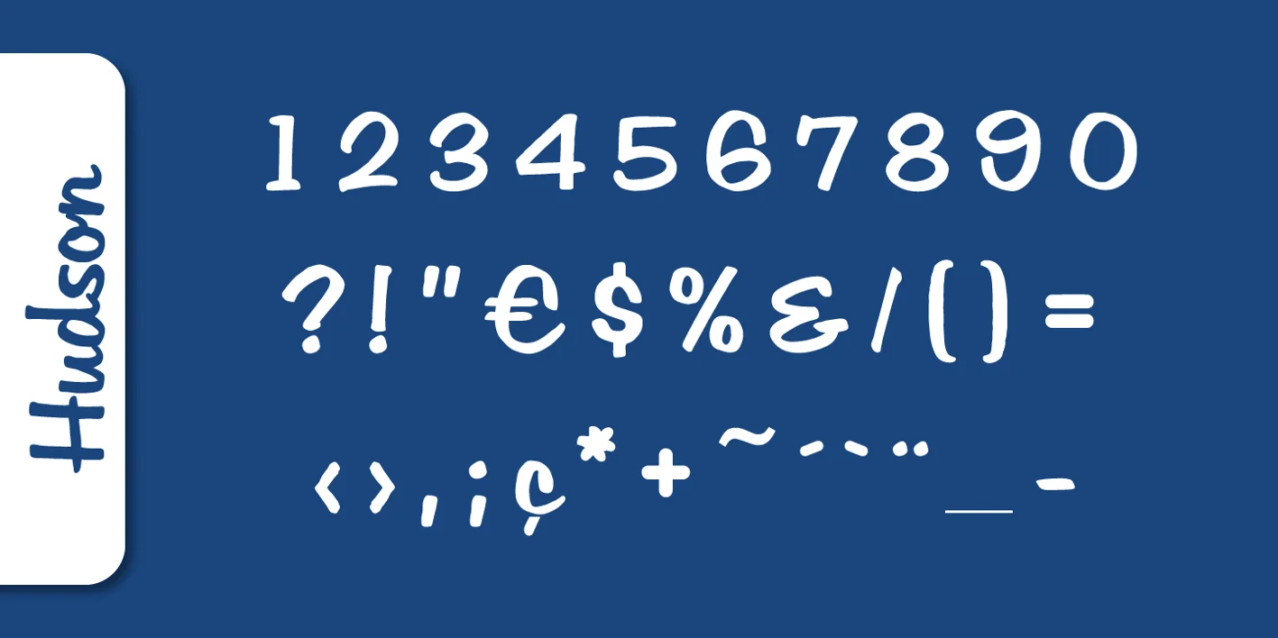 Hudson Font