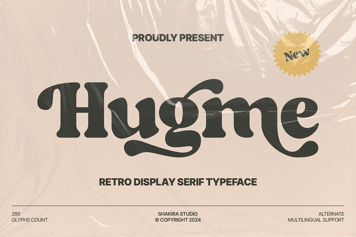 Hugme - Retro Serif Display Free Download Free Download