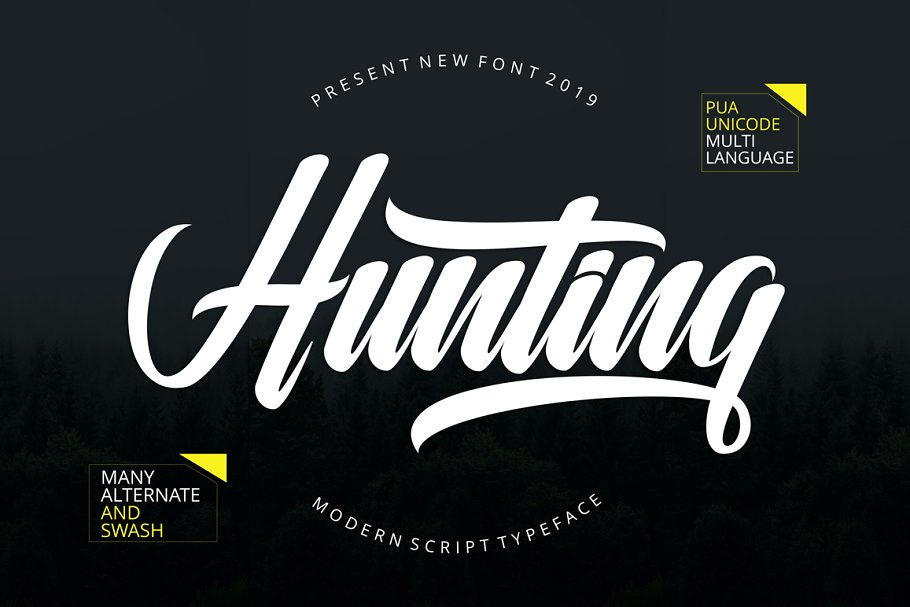 Hunting Script Font Free Download