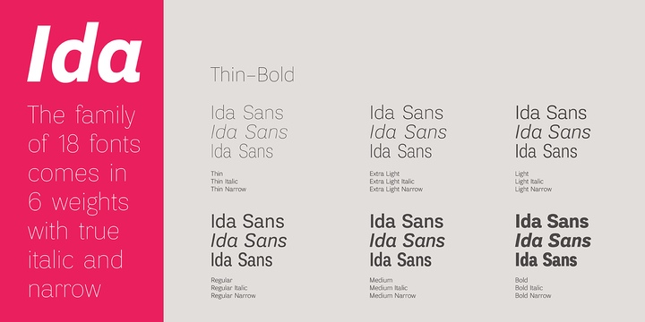 Ida Font Free Download