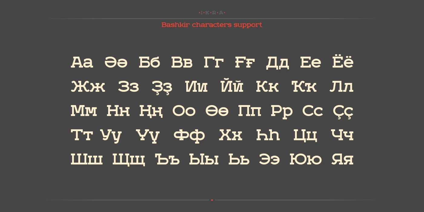 Ikra Slab Font