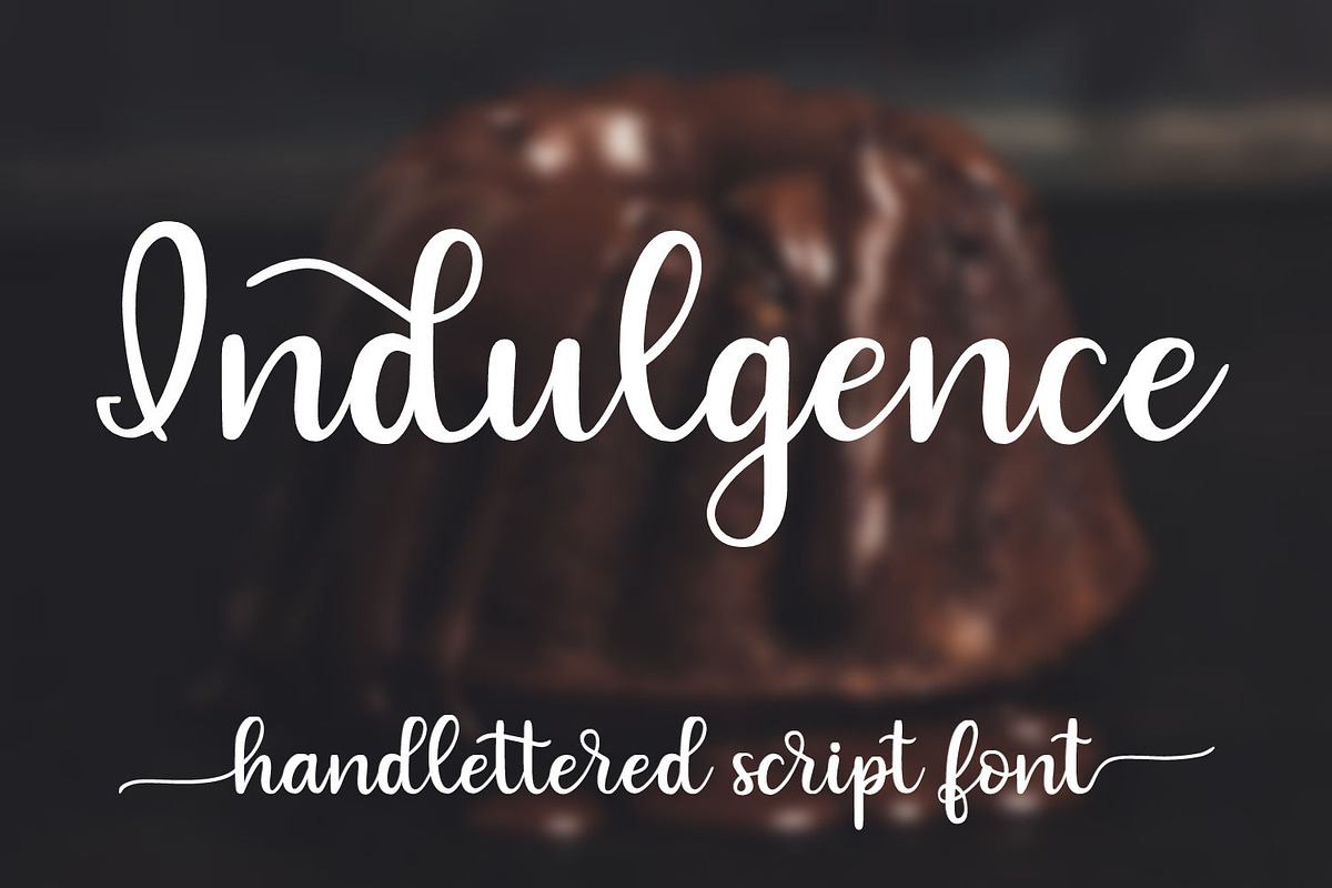 Indulgence - Script Font Free Download Free Download