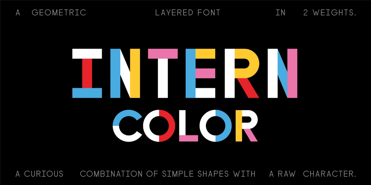 Intern Color Font Free Download