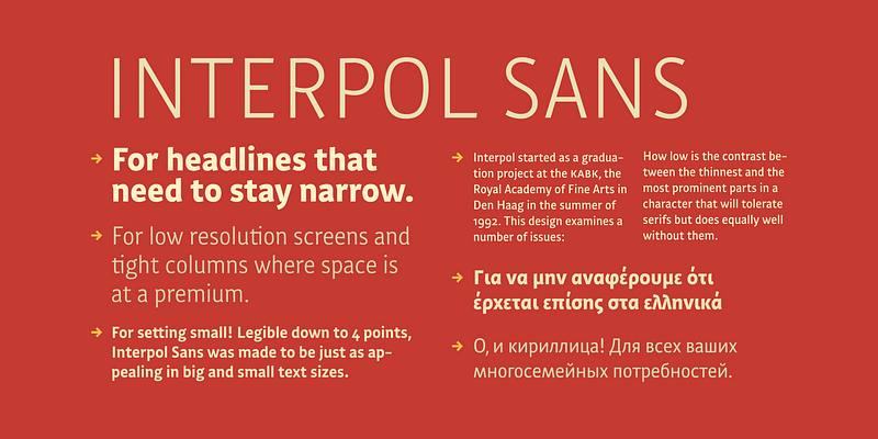 Interpol Sans Font Free Download Free Download