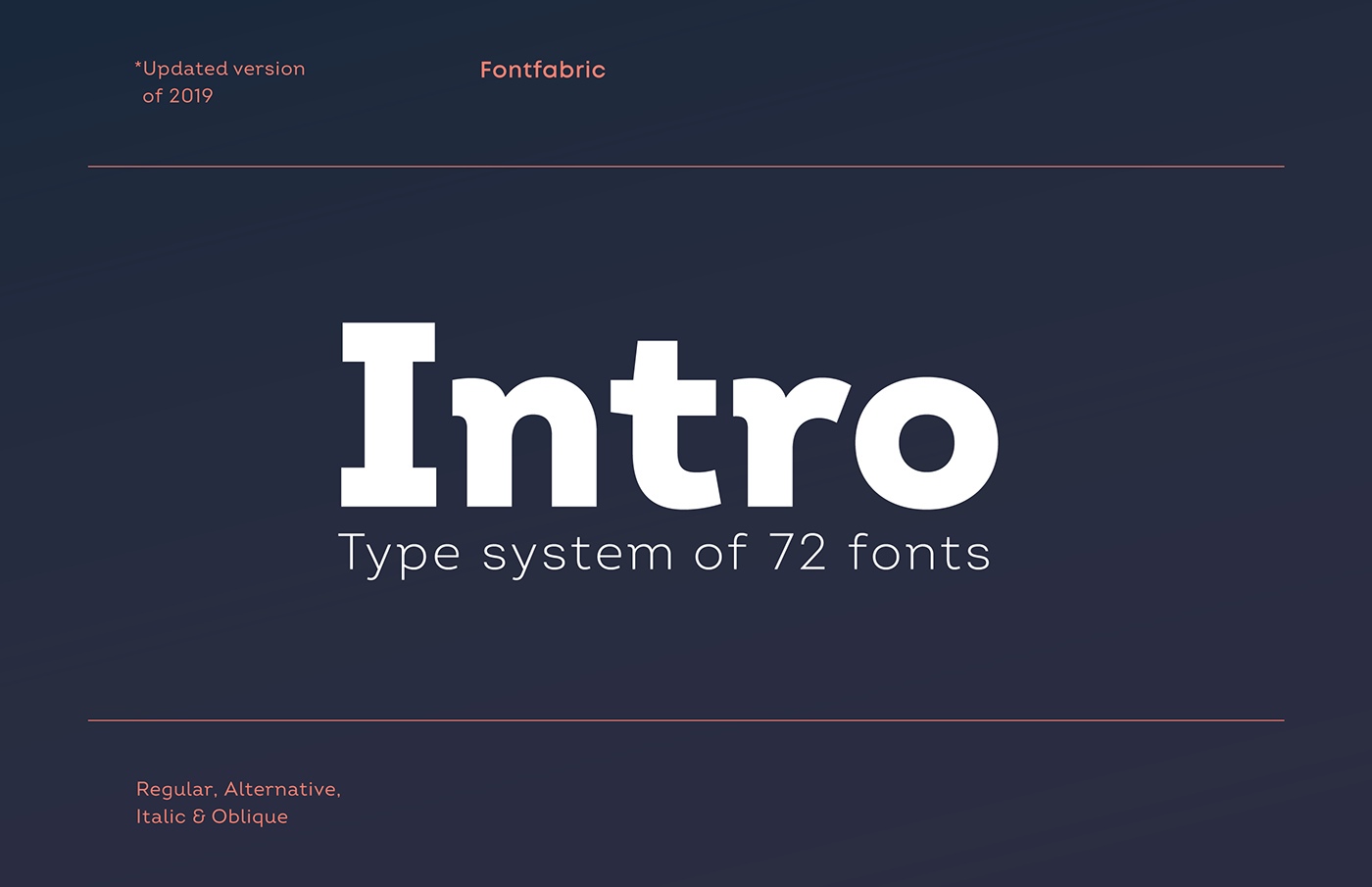 Intro Font Family Free Download