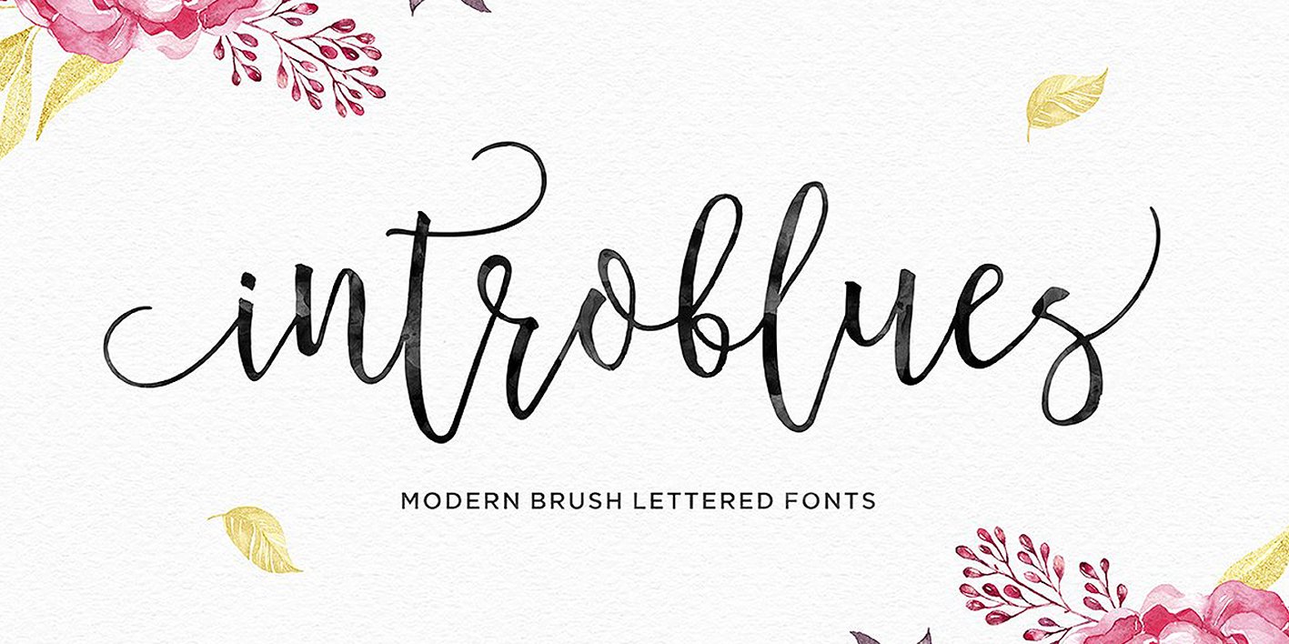 Introblues Script Font Free Download