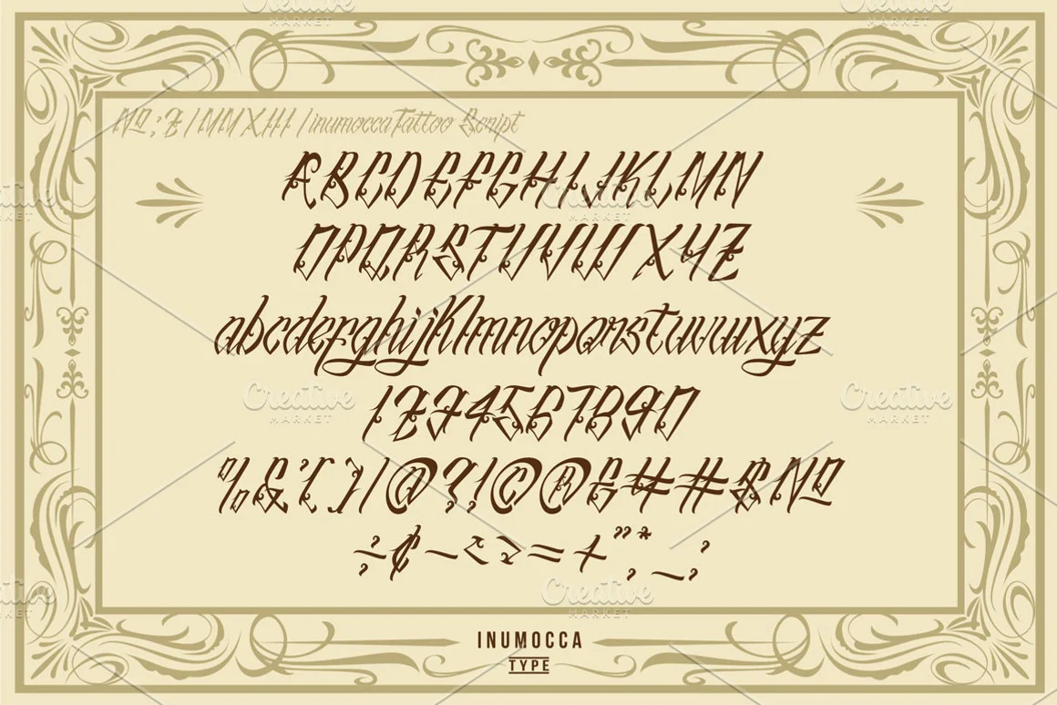 inuTattoo Script + Poster Vector