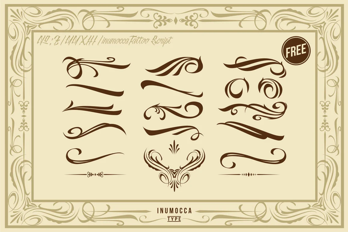 inuTattoo Script + Poster Vector