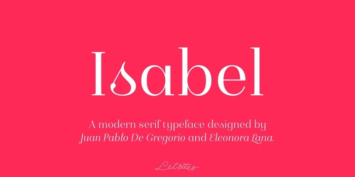 Isabel Font Free Download