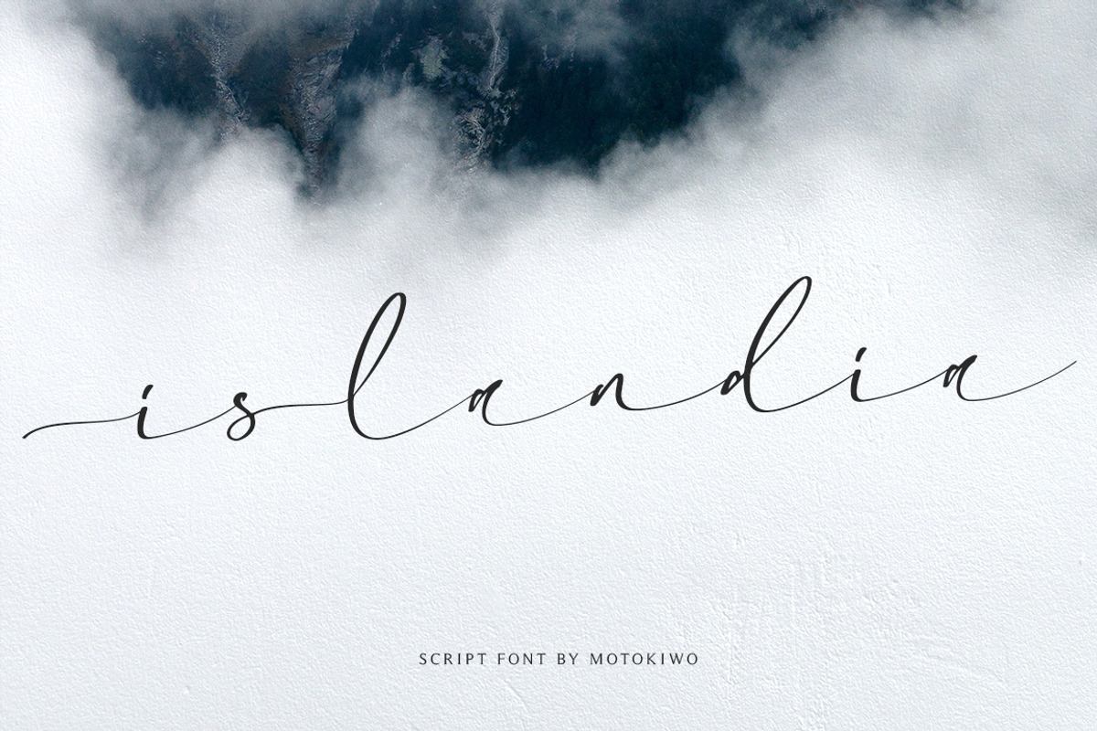 Islandia - Modern Font Free Download Free Download