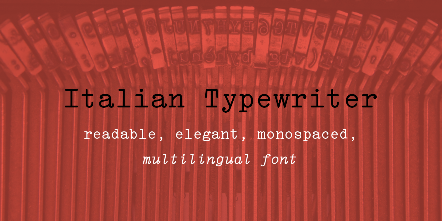 Italian Typewriter Free Download Free Download