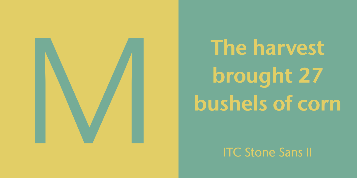 ITC Stone Sans II Free Download Free Download