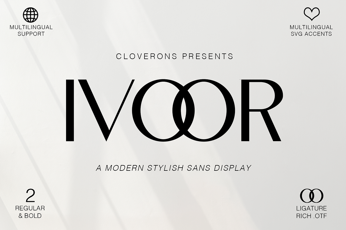 Ivoor - Classy Modern Sans Display Free Download Free Download