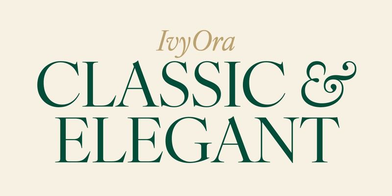 IvyOra Font Free Download Free Download