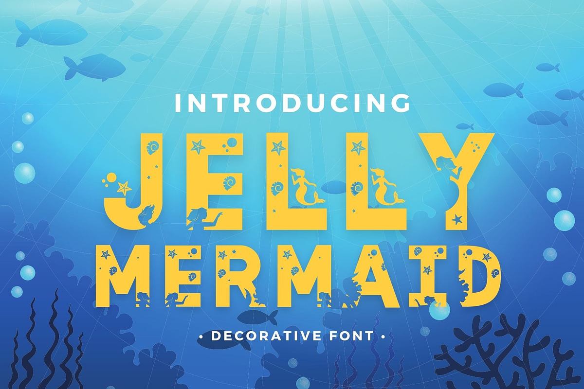 Jelly Mermaid - Decorative Font Free Download Free Download