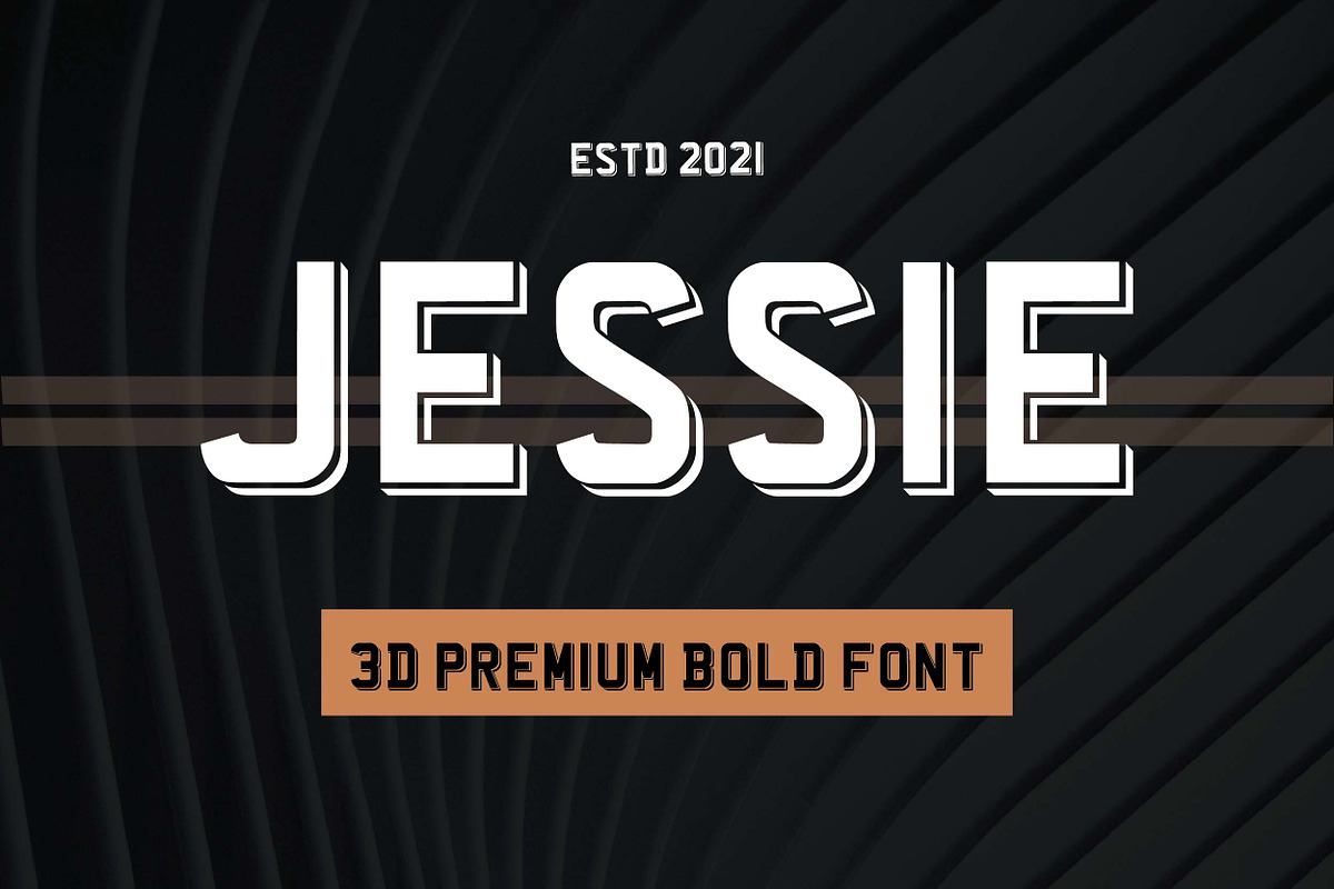 Jessie - 3d Premium Bold Display Free Download Free Download