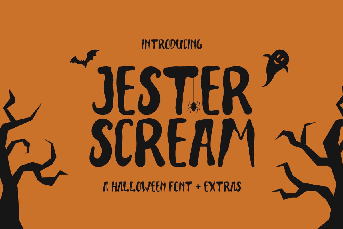 Jester Scream | a halloween font Free Download Free Download