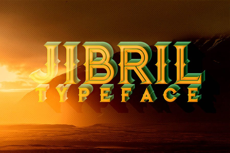 Jibril - Vintage Style Font Free Download