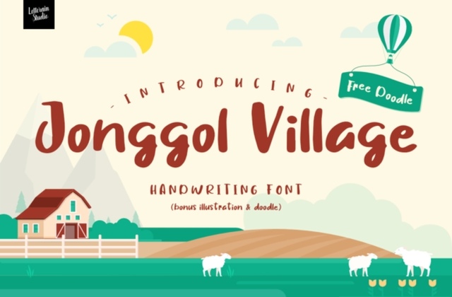 Jonggol Village Font Free Download