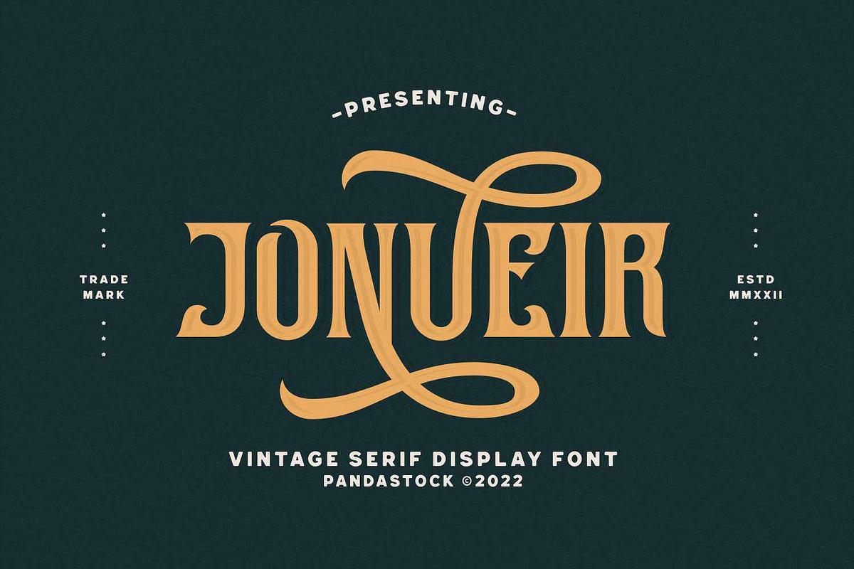 Jonueir - Modern Typeface Free Download Free Download