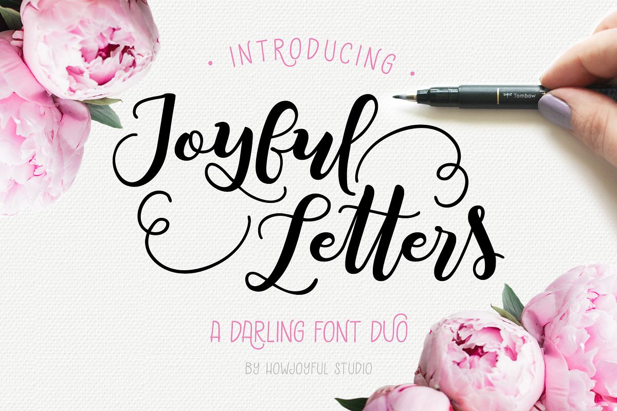 Joyful Letters font duo Free Download Free Download