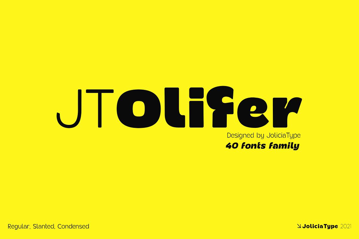 JT Olifer | 40 Fonts Family Free Download Free Download