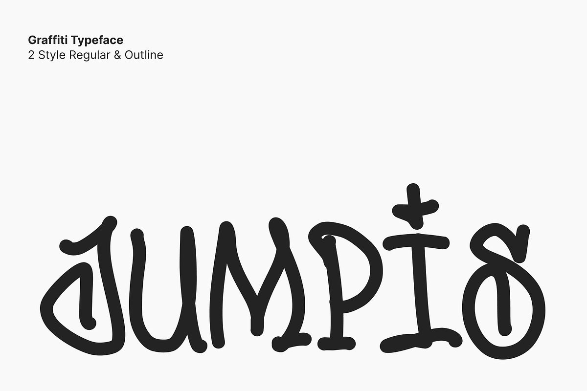 Jumpis Graffiti Typeface Free Download Free Download