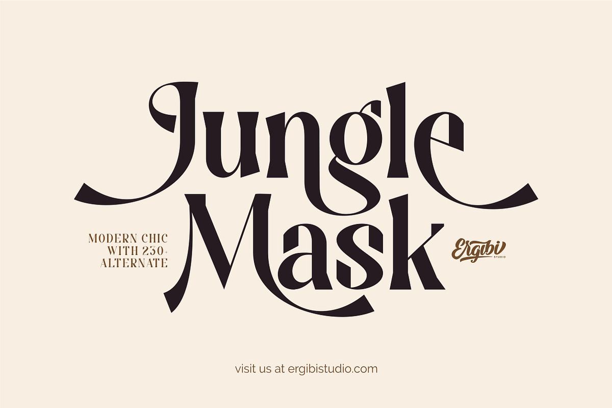 Jungle Mask - Modern Font Free Download Free Download