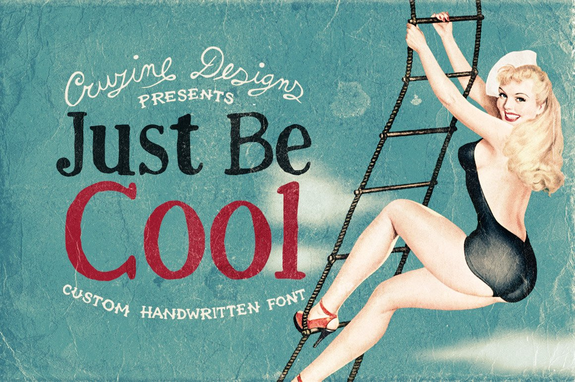 Just Be Cool Custom Font Free Download