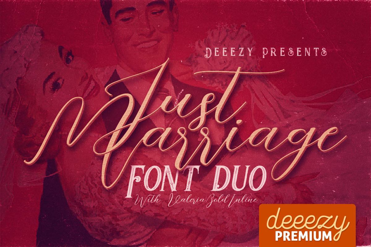 Just Marriage Font Duo Free Download Free Download