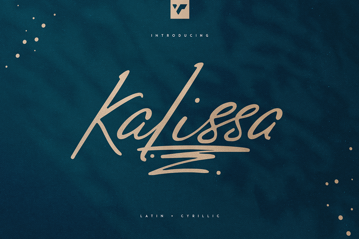 Kalissa script - Latin and Cyrillic Free Download Free Download