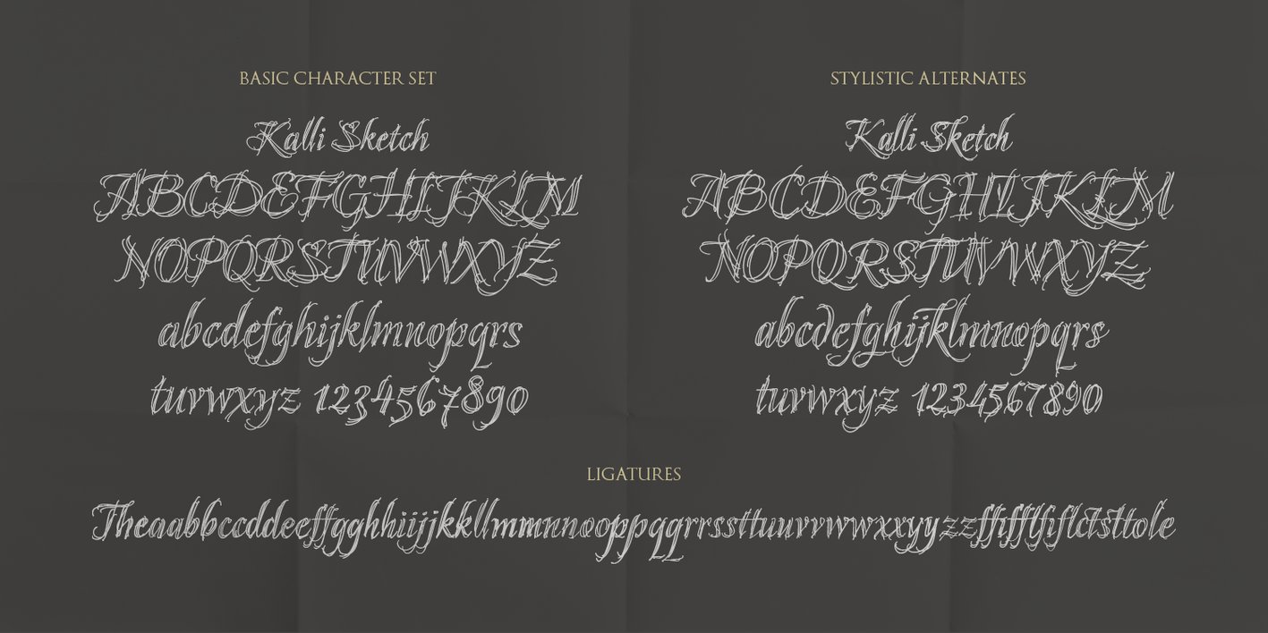 Kalli Sketch Font Free Download