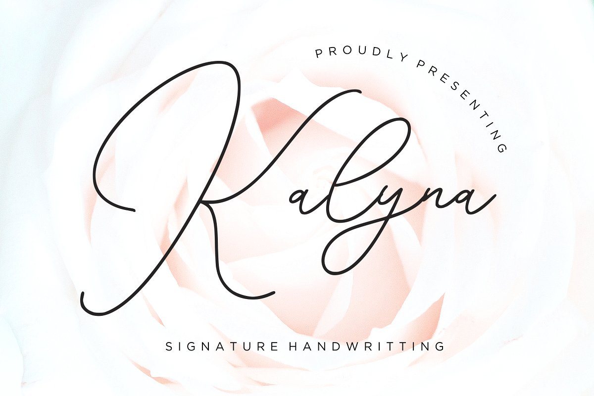 Kalyna Signature Handwriting Font Free Download