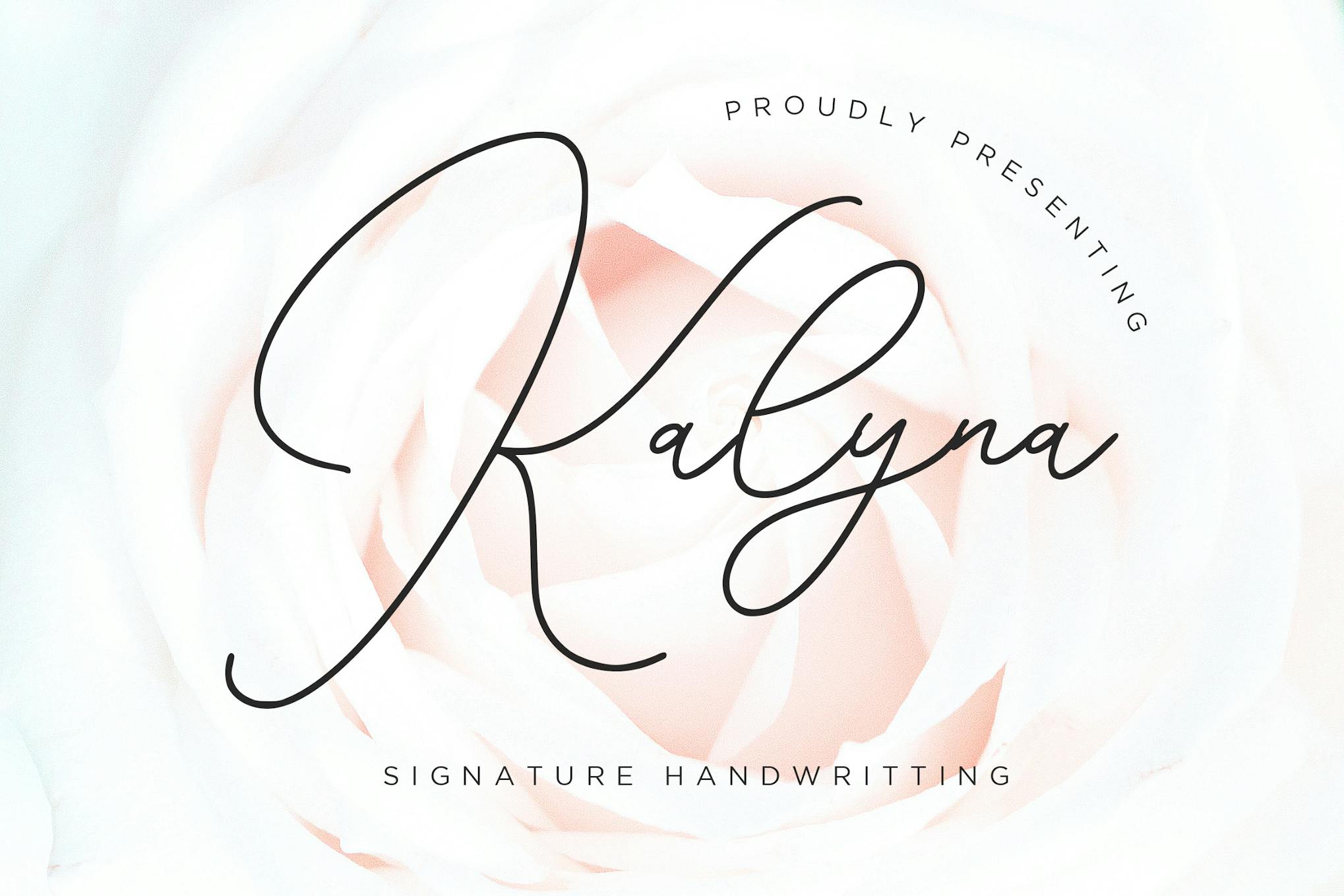 Kalyna Signature Wedding Font Free Download