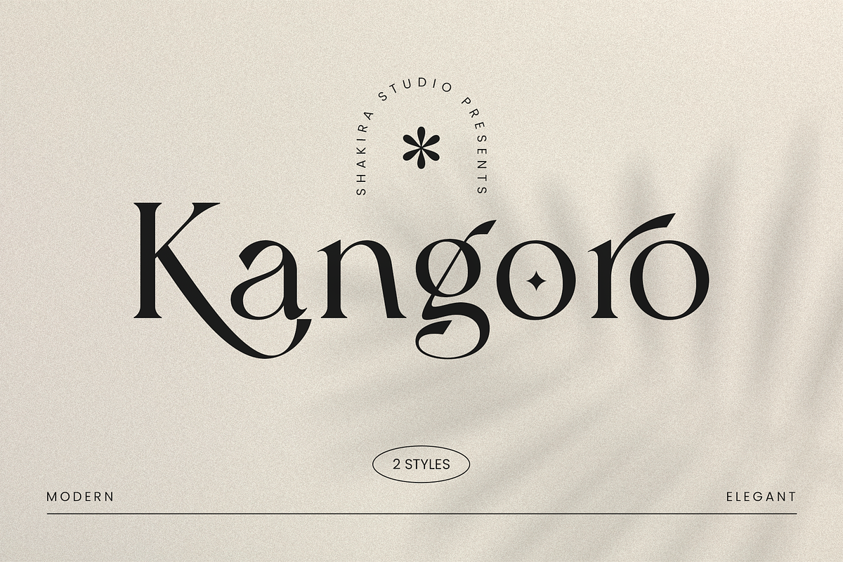 Kangoro - Modern Luxury Serif Font Free Download Free Download