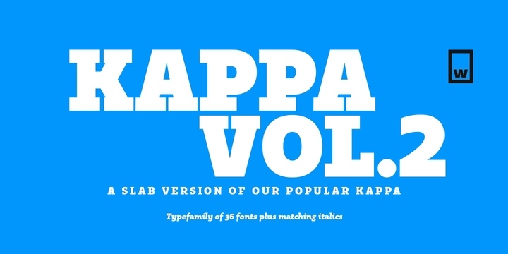 Kappa Vol. 2 Font Free Download