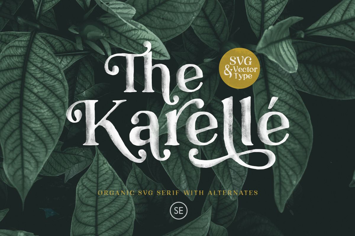 Karelle SVG - An Organic Serif Free Download Free Download