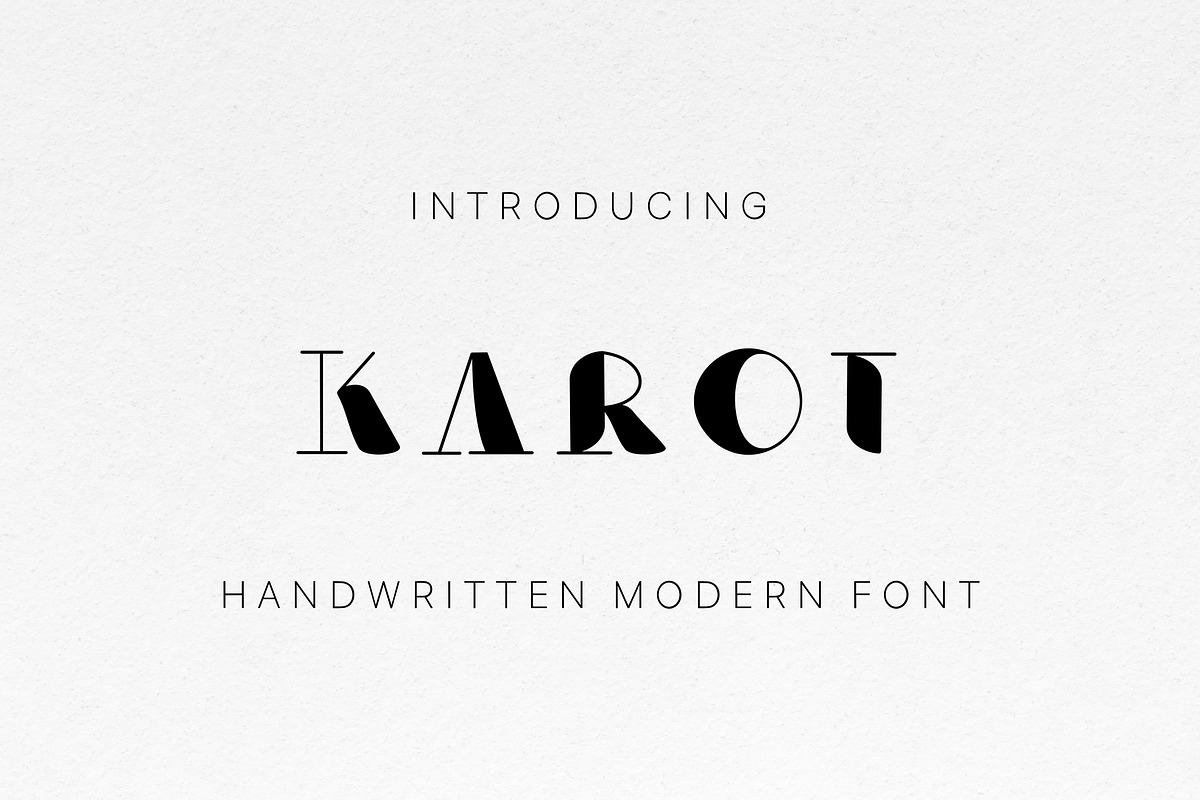 Karot - Modern serif font Free Download Free Download