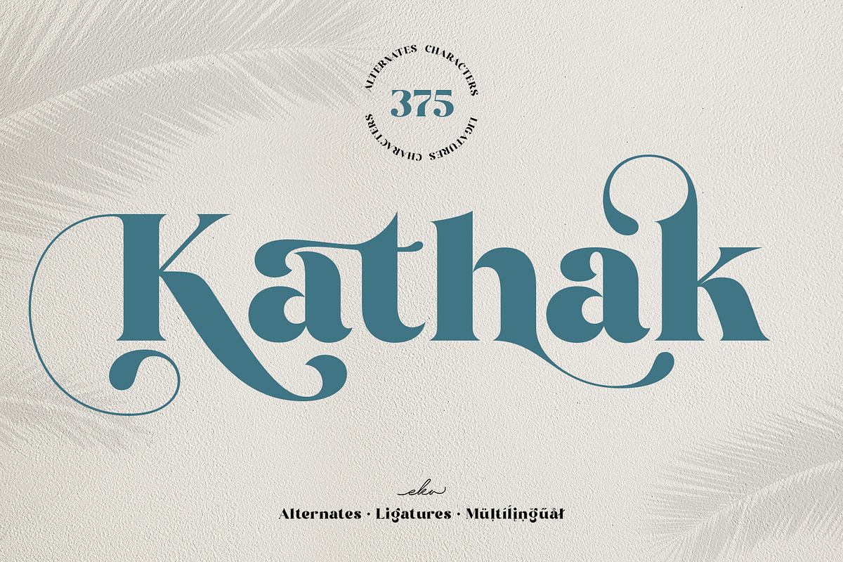 Kathak - Modern Classy Serif Font Free Download Free Download